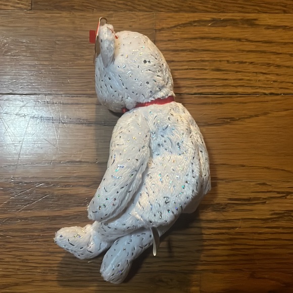 Ty Beanie Babies 2002 " Decade" 10th Anniversary White Bear Plush 9" Retired - Picture 5 of 12